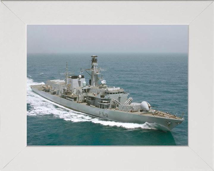 HMS Grafton (F80) Royal Navy Type 23 Frigate At Sea Starboard Side View Photo Print Wall Art Decor - Posters, Prints, & Visual Artwork - by Hampshire Prints (image 5 of 9)