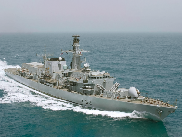 HMS Grafton F80 Type 23 Frigate April 2004