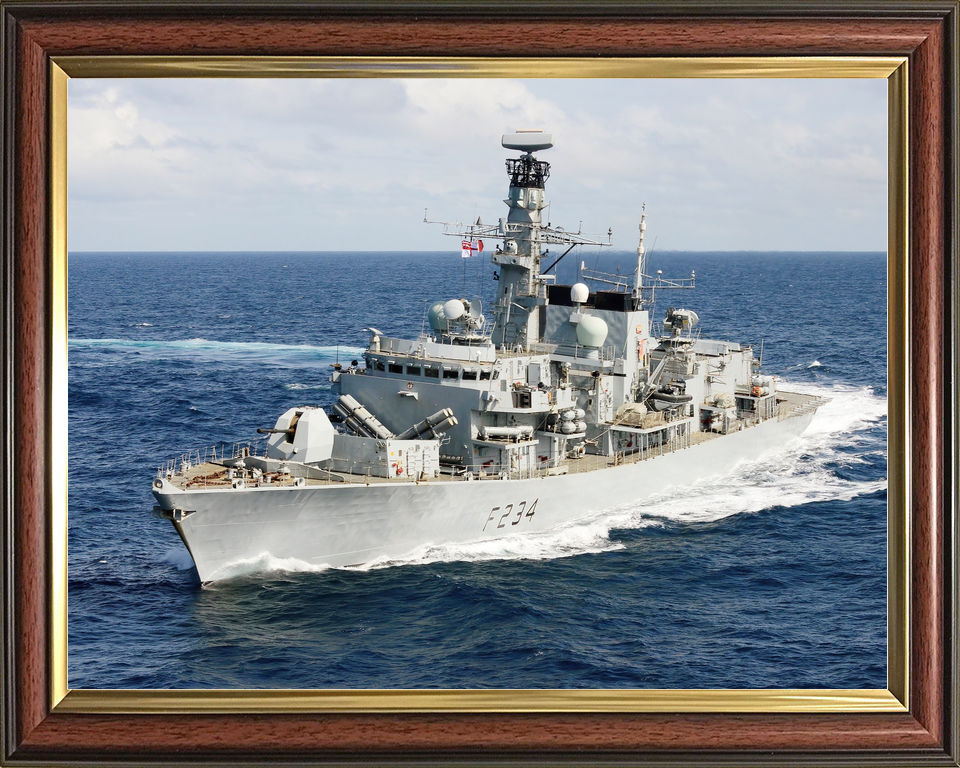 HMS Iron Duke F234 Type 23 Frigate July 2014 Starboard Turn Photo Print - Posters, Prints, & Visual Artwork - by Hampshire Prints (image 9 of 9)