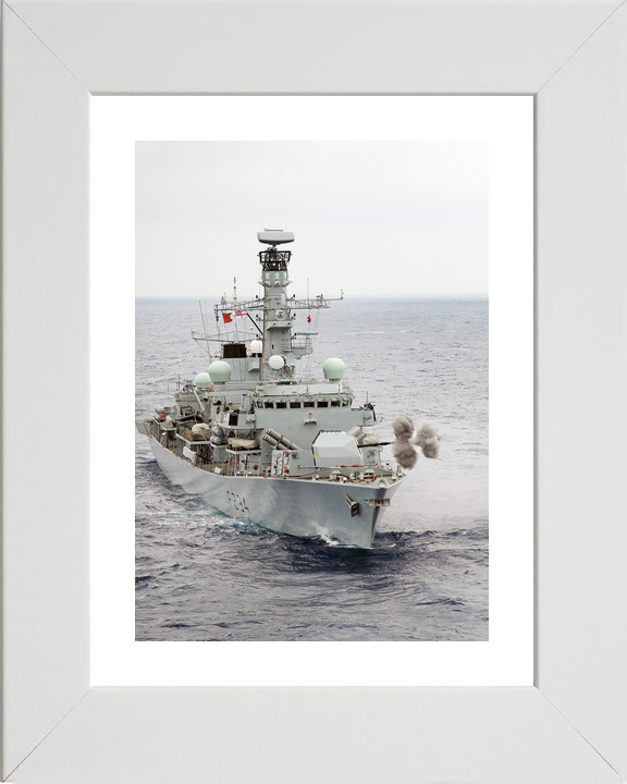 HMS Iron Duke F234 Type 23 Frigate June 2014 Firing 4.5 Inch Gun Photo Print - Posters, Prints, & Visual Artwork - by Hampshire Prints (image 4 of 9)