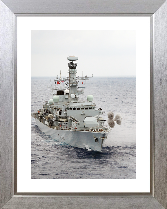 HMS Iron Duke F234 Type 23 Frigate June 2014 Firing 4.5 Inch Gun Photo Print - Posters, Prints, & Visual Artwork - by Hampshire Prints (image 6 of 9)