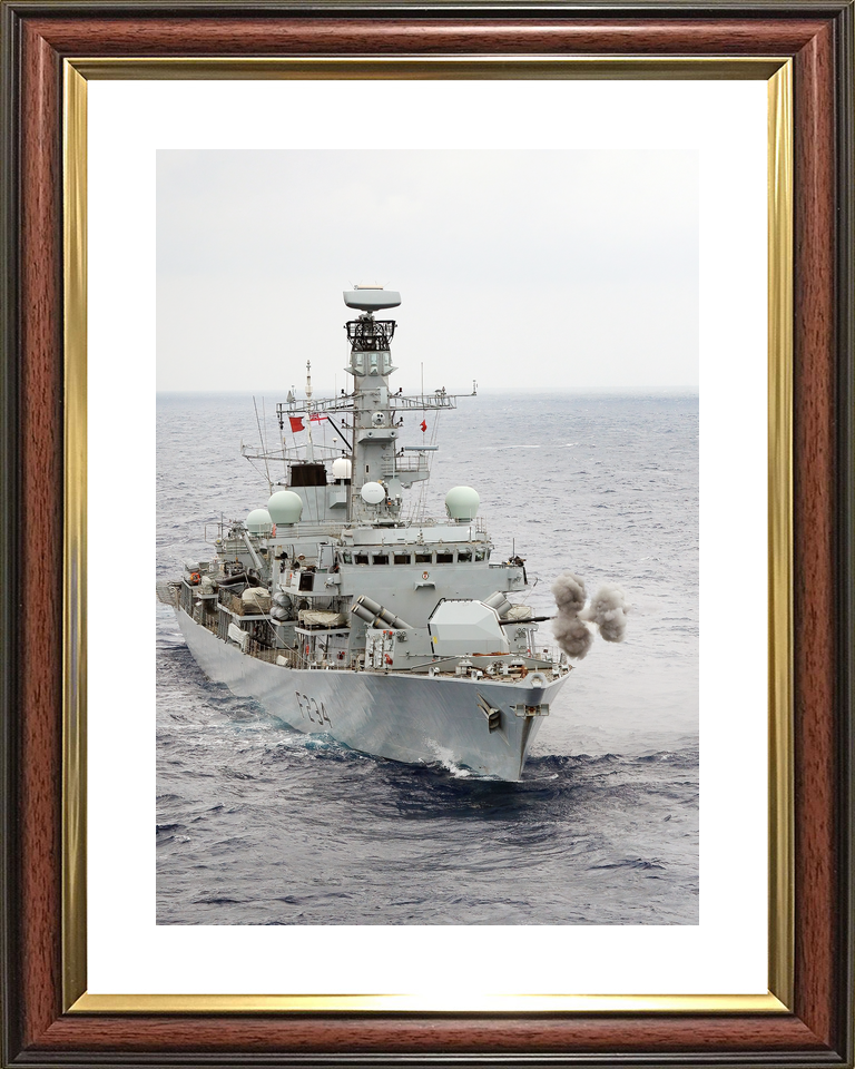 HMS Iron Duke F234 Type 23 Frigate June 2014 Firing 4.5 Inch Gun Photo Print - Posters, Prints, & Visual Artwork - by Hampshire Prints (image 8 of 9)