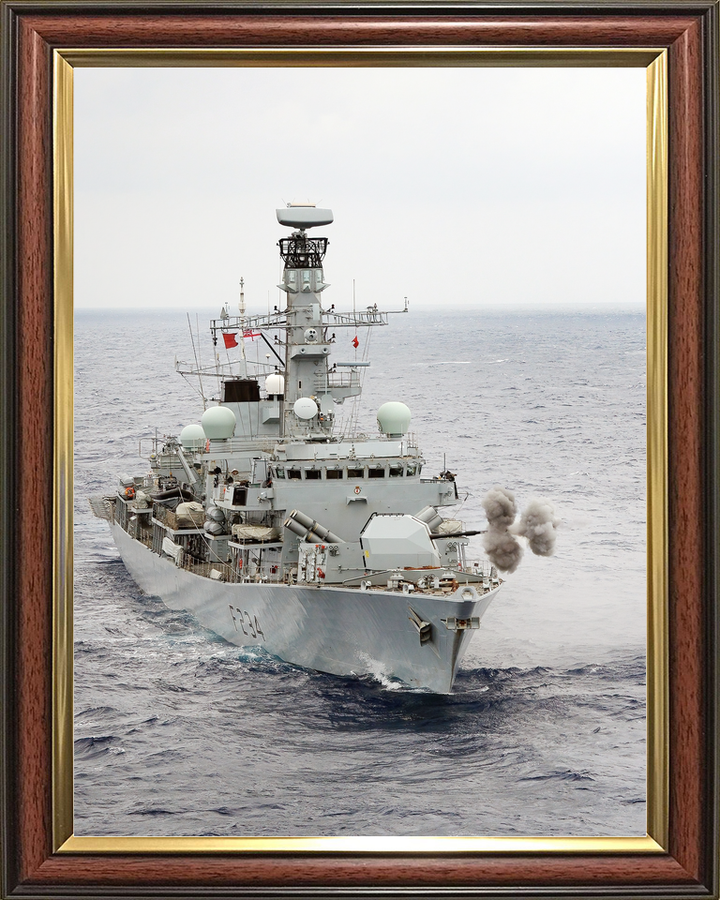 HMS Iron Duke F234 Type 23 Frigate June 2014 Firing 4.5 Inch Gun Photo Print - Posters, Prints, & Visual Artwork - by Hampshire Prints (image 9 of 9)