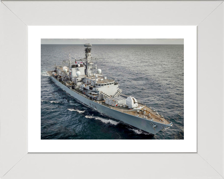 HMS Kent F78 Type 23 Frigate 5 May 2021 Starboard Bow View Photo Print - Posters, Prints, & Visual Artwork - by Hampshire Prints (image 4 of 9)