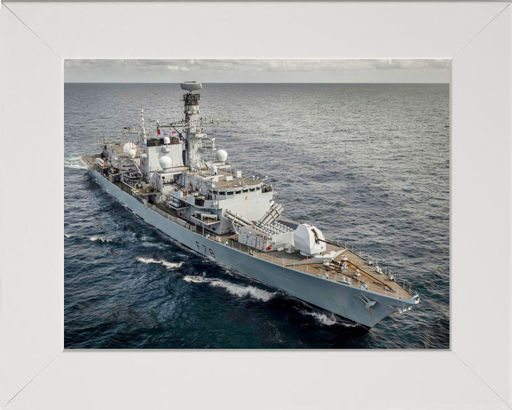 HMS Kent F78 Type 23 Frigate 5 May 2021 Starboard Bow View Photo Print - Posters, Prints, & Visual Artwork - by Hampshire Prints (image 5 of 9)