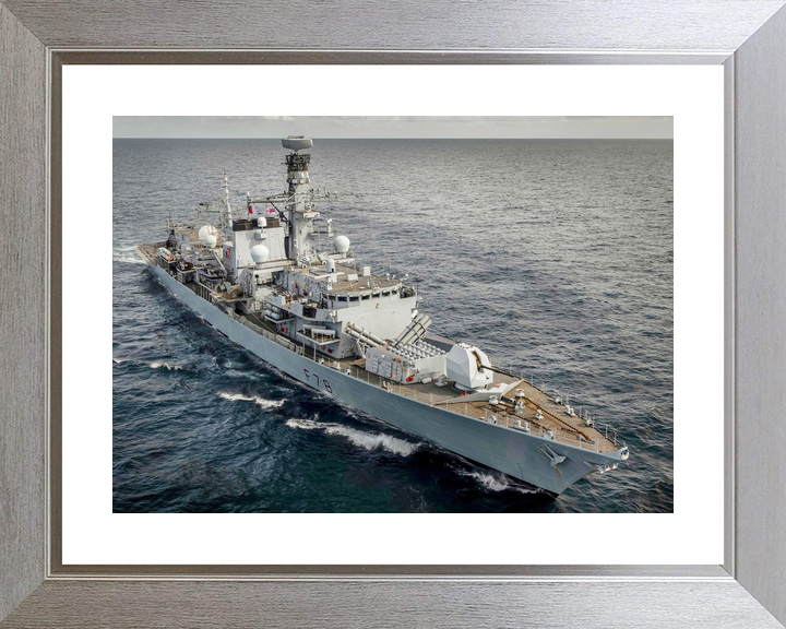 HMS Kent F78 Type 23 Frigate 5 May 2021 Starboard Bow View Photo Print - Posters, Prints, & Visual Artwork - by Hampshire Prints (image 6 of 9)