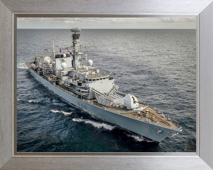HMS Kent F78 Type 23 Frigate 5 May 2021 Starboard Bow View Photo Print - Posters, Prints, & Visual Artwork - by Hampshire Prints (image 7 of 9)