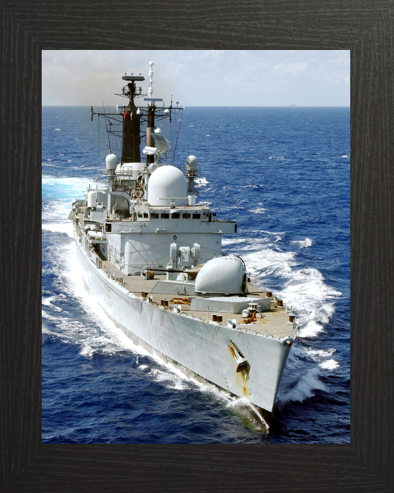 HMS Manchester D95 Type 42 Destroyer November 2003 High Starboard Bow View Photo Print - Posters, Prints, & Visual Artwork - by Hampshire Prints (image 3 of 9)