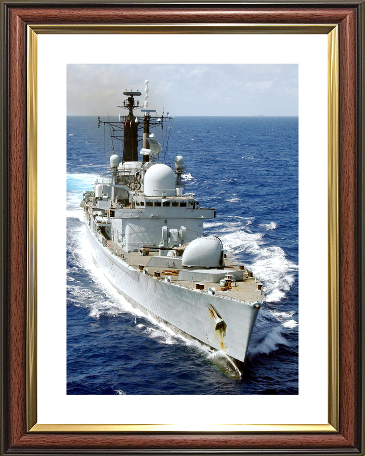 HMS Manchester D95 Type 42 Destroyer November 2003 High Starboard Bow View Photo Print - Posters, Prints, & Visual Artwork - by Hampshire Prints (image 8 of 9)