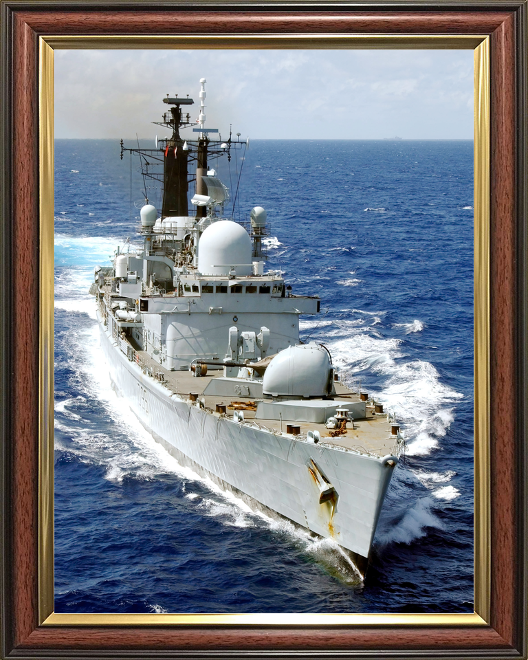HMS Manchester D95 Type 42 Destroyer November 2003 High Starboard Bow View Photo Print - Posters, Prints, & Visual Artwork - by Hampshire Prints (image 9 of 9)