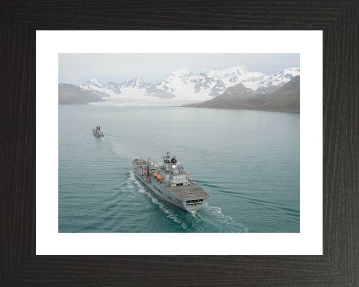 RFA Wave Ruler A390 Wave Class Tanker South Georgia Type 42 Destroyer Photo Print - Posters, Prints, & Visual Artwork - by Hampshire Prints (image 2 of 9)