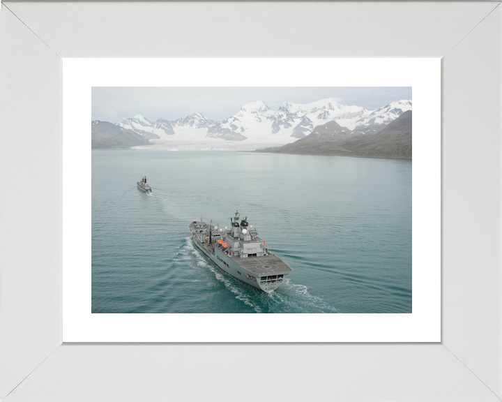 RFA Wave Ruler A390 Wave Class Tanker South Georgia Type 42 Destroyer Photo Print - Posters, Prints, & Visual Artwork - by Hampshire Prints (image 4 of 9)