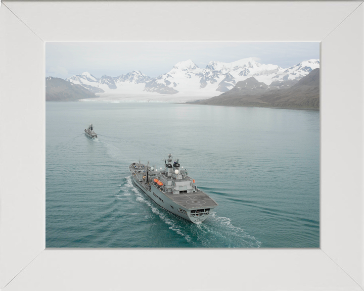 RFA Wave Ruler A390 Wave Class Tanker South Georgia Type 42 Destroyer Photo Print - Posters, Prints, & Visual Artwork - by Hampshire Prints (image 5 of 9)