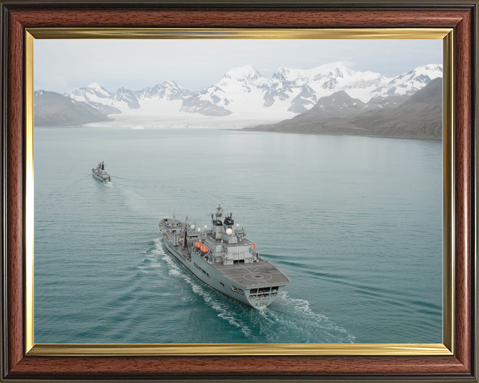 RFA Wave Ruler A390 Wave Class Tanker South Georgia Type 42 Destroyer Photo Print - Posters, Prints, & Visual Artwork - by Hampshire Prints (image 9 of 9)