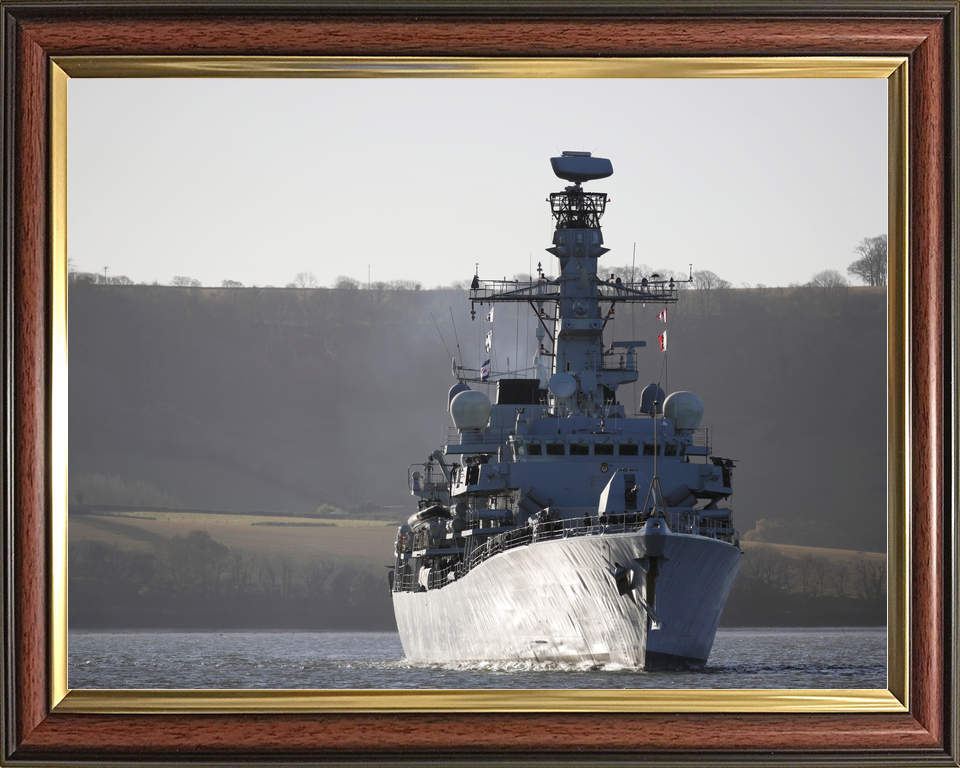 HMS Monmouth F235 Type 23 Frigate December 2017 Photo Print - Posters, Prints, & Visual Artwork - by Hampshire Prints (image 9 of 9)