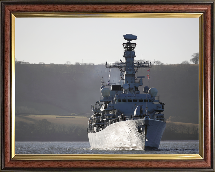 HMS Monmouth F235 Type 23 Frigate December 2017 Photo Print - Posters, Prints, & Visual Artwork - by Hampshire Prints (image 9 of 9)