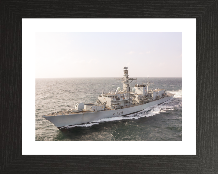 HMS Montrose F236 Type 23 Frigate January 2020 High Port Bow View Photo Print - Posters, Prints, & Visual Artwork - by Hampshire Prints (image 2 of 9)