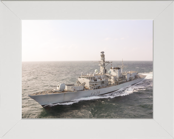 HMS Montrose F236 Type 23 Frigate January 2020 High Port Bow View Photo Print - Posters, Prints, & Visual Artwork - by Hampshire Prints (image 5 of 9)