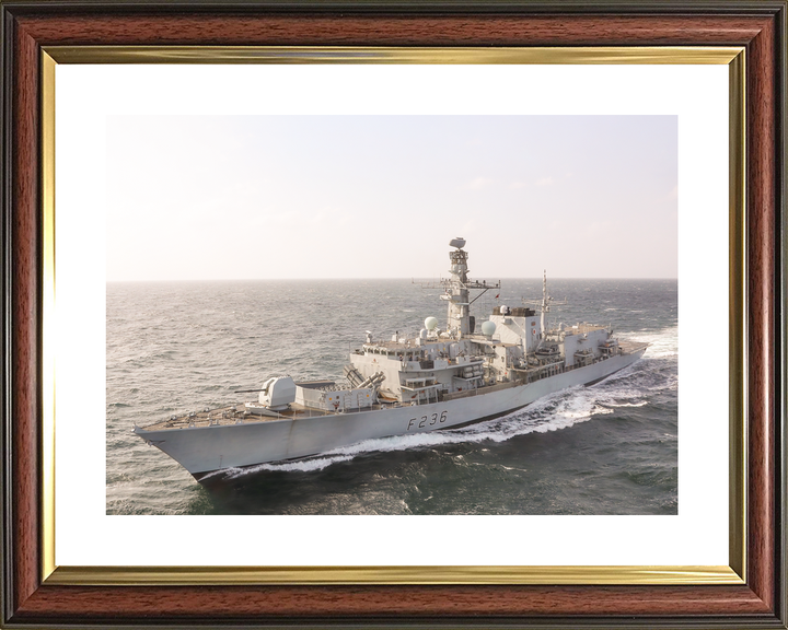 HMS Montrose F236 Type 23 Frigate January 2020 High Port Bow View Photo Print - Posters, Prints, & Visual Artwork - by Hampshire Prints (image 8 of 9)