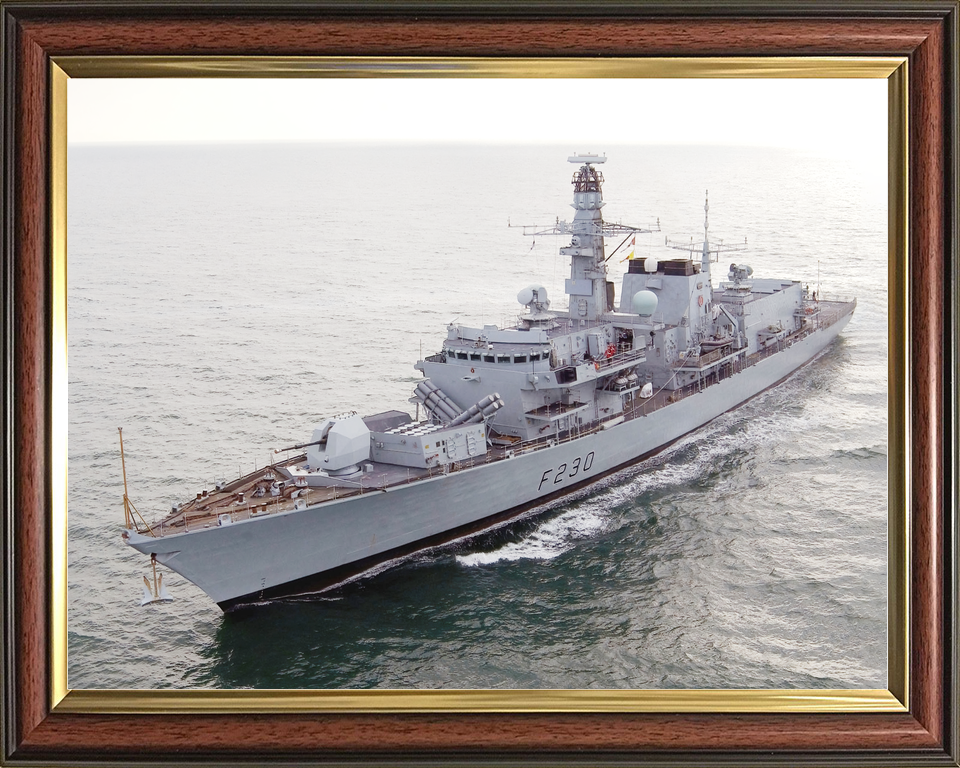 HMS Norfolk F230 Type 23 Frigate November 2004 High Port Bow View Photo Print - Posters, Prints, & Visual Artwork - by Hampshire Prints (image 9 of 9)