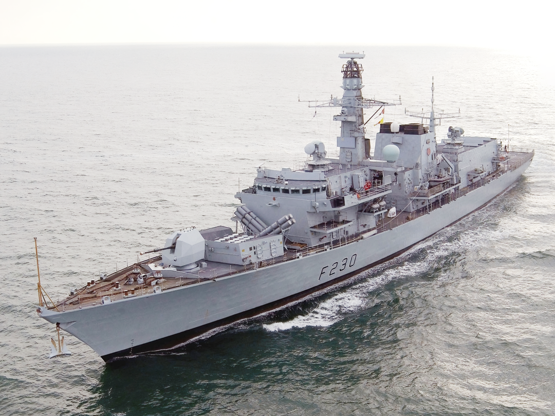 HMS Norfolk F230 Type 23 Frigate November 2004 High Port Bow View Photo Print - Posters, Prints, & Visual Artwork - by Hampshire Prints (image 1 of 9)