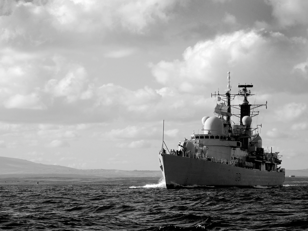HMS Nottingham D91 Type 42 Destroyer February 2008 Photo Print - Posters, Prints, & Visual Artwork - by Hampshire Prints (image 1 of 9)