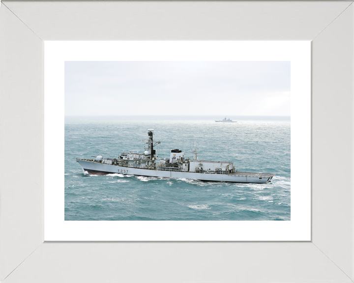 HMS Westminster F237 Type 23 Frigate January 2018 Port Side View