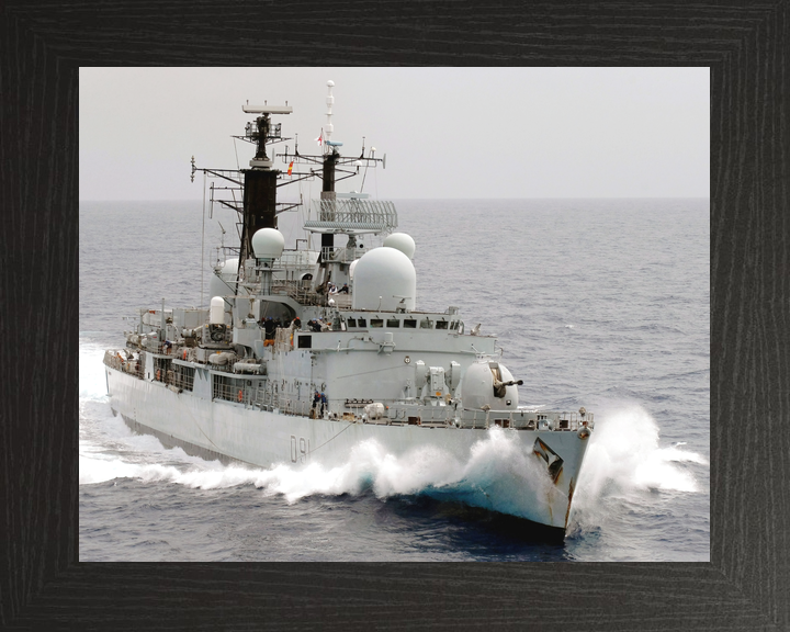 HMS Nottingham D91 Type 42 Destroyer March 2008 Breaking Waves Photo Print - Posters, Prints, & Visual Artwork - by Hampshire Prints (image 3 of 9)