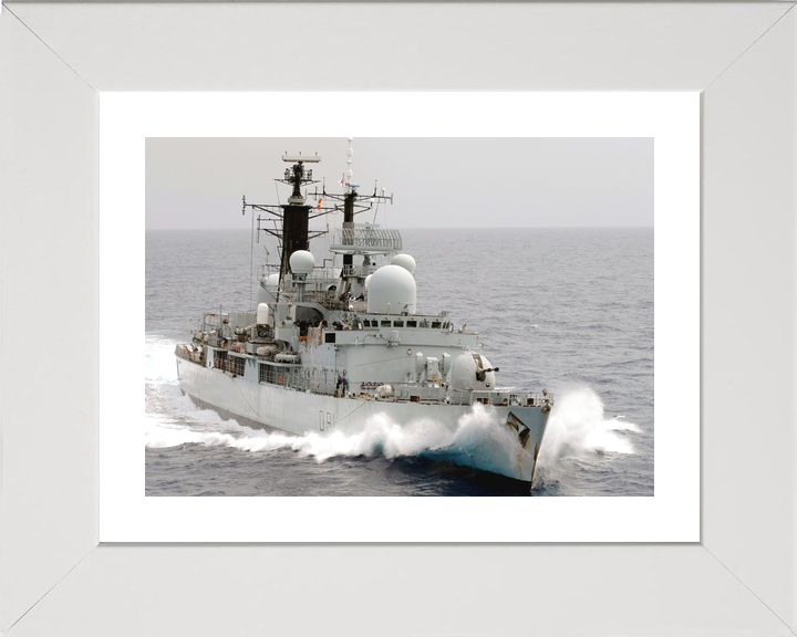 HMS Nottingham D91 Type 42 Destroyer March 2008 Breaking Waves Photo Print - Posters, Prints, & Visual Artwork - by Hampshire Prints (image 4 of 9)