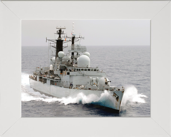 HMS Nottingham D91 Type 42 Destroyer March 2008 Breaking Waves Photo Print - Posters, Prints, & Visual Artwork - by Hampshire Prints (image 5 of 9)