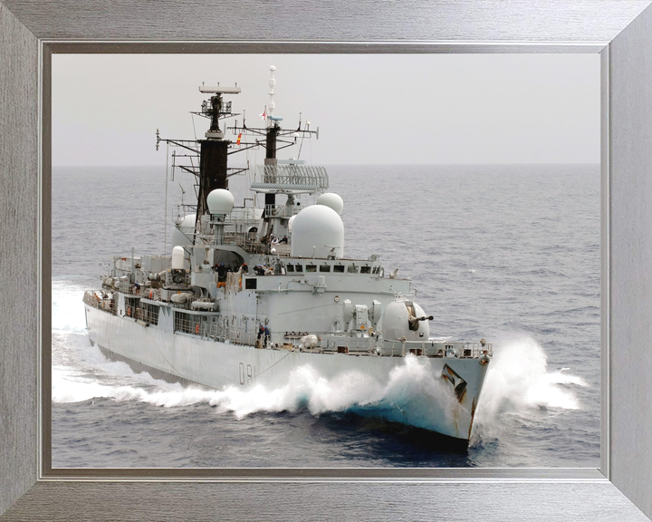 HMS Nottingham D91 Type 42 Destroyer March 2008 Breaking Waves Photo Print - Posters, Prints, & Visual Artwork - by Hampshire Prints (image 7 of 9)