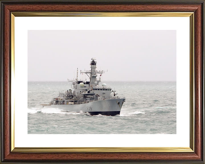HMS Portland F79 Type 23 Frigate December 2016 At Sea Photo Print - Posters, Prints, & Visual Artwork - by Hampshire Prints (image 8 of 9)