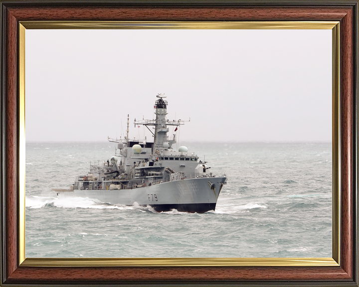 HMS Portland F79 Type 23 Frigate December 2016 At Sea Photo Print - Posters, Prints, & Visual Artwork - by Hampshire Prints (image 9 of 9)