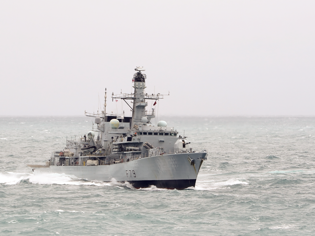 HMS Portland F79 Type 23 Frigate December 2016 At Sea Photo Print - Posters, Prints, & Visual Artwork - by Hampshire Prints (image 1 of 9)