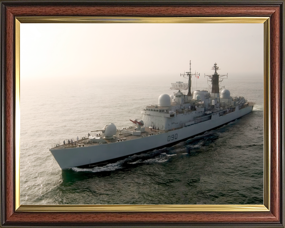 HMS Southampton D90 Type 42 Destroyer December 2005 At Sunset Photo Print - Posters, Prints, & Visual Artwork - by Hampshire Prints (image 9 of 9)