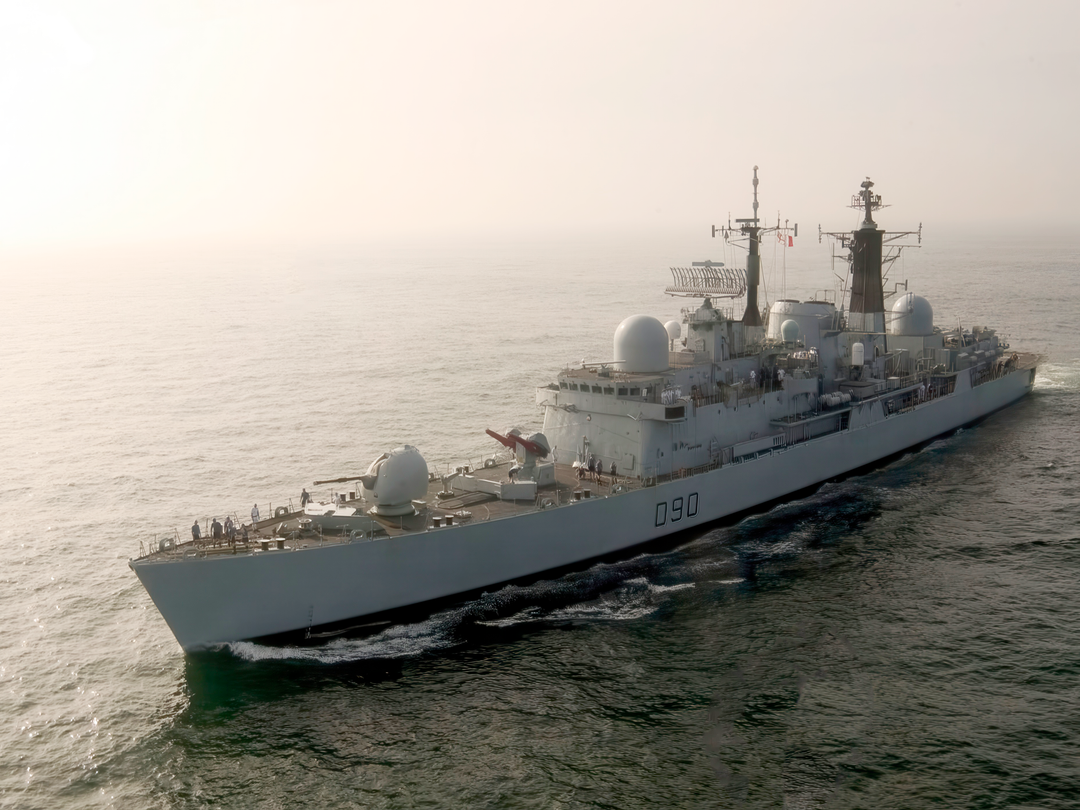 HMS Southampton D90 Type 42 Destroyer December 2005 At Sunset Photo Print - Posters, Prints, & Visual Artwork - by Hampshire Prints (image 1 of 9)