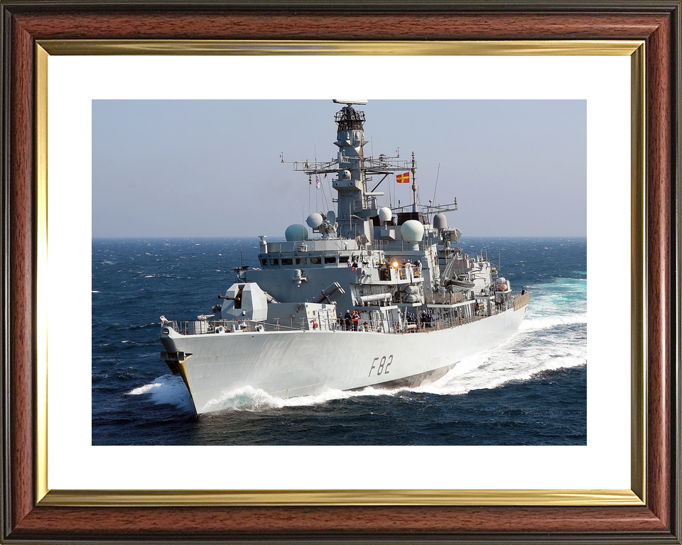 HMS Somerset F82 Type 23 Frigate February 2014 At Sea Photo Print - Posters, Prints, & Visual Artwork - by Hampshire Prints (image 8 of 9)