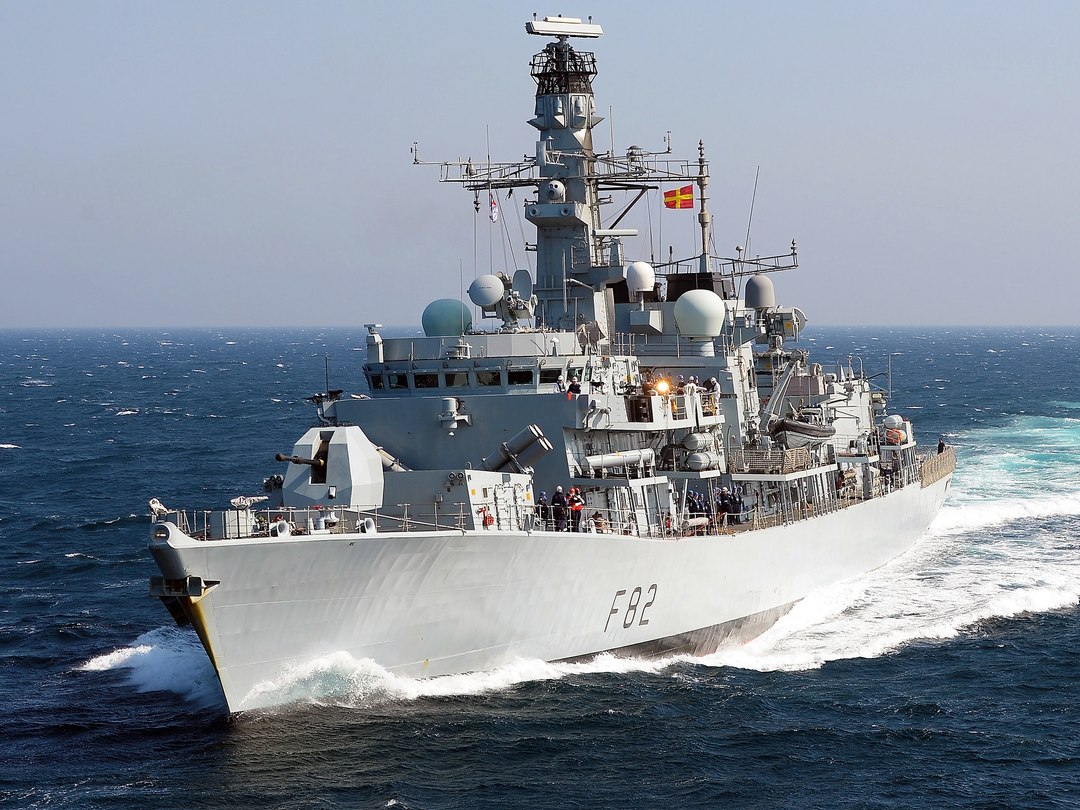 HMS Somerset F82 Type 23 Frigate February 2014 At Sea Photo Print - Posters, Prints, & Visual Artwork - by Hampshire Prints (image 1 of 9)