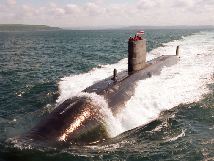 HMS Turbulent S87 Trafalgar Class Submarine 1992 Clyde Photo Print - Posters, Prints, & Visual Artwork - by Hampshire Prints (image 1 of 9)