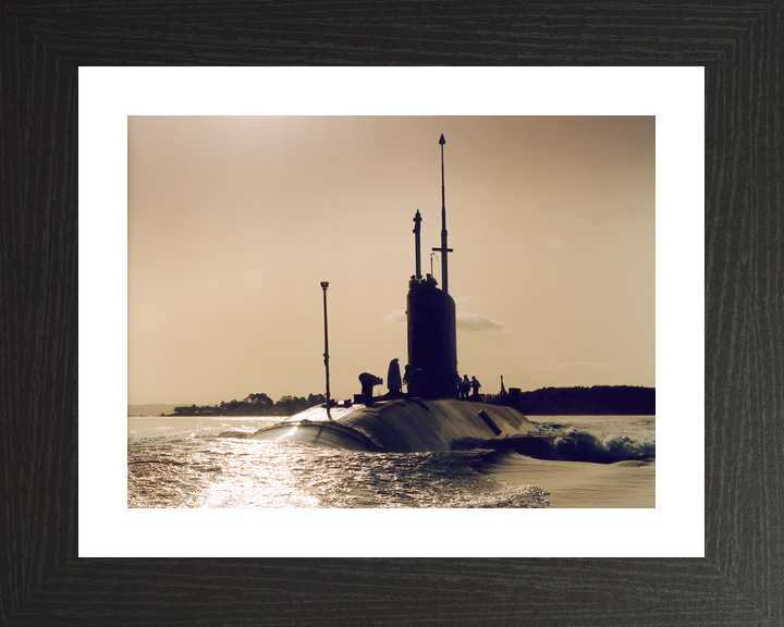 HMS Turbulent S87 Trafalgar Class Submarine 1992 Sunset Photo Print - Posters, Prints, & Visual Artwork - by Hampshire Prints (image 2 of 9)