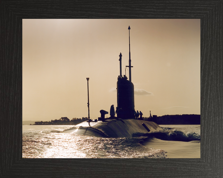 HMS Turbulent S87 Trafalgar Class Submarine 1992 Sunset Photo Print - Posters, Prints, & Visual Artwork - by Hampshire Prints (image 3 of 9)