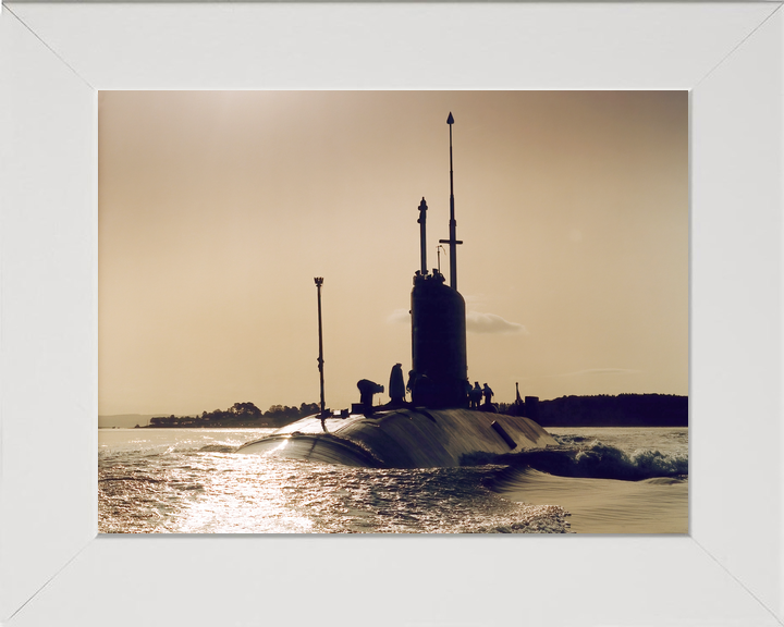 HMS Turbulent S87 Trafalgar Class Submarine 1992 Sunset Photo Print - Posters, Prints, & Visual Artwork - by Hampshire Prints (image 5 of 9)
