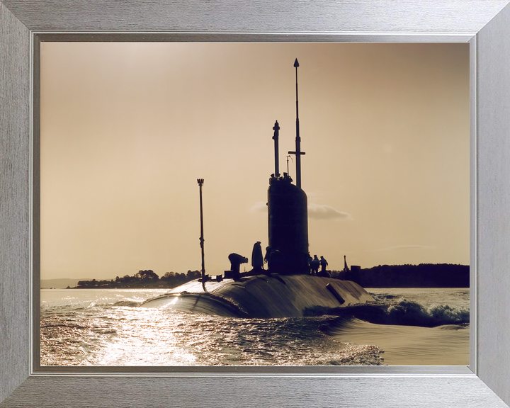 HMS Turbulent S87 Trafalgar Class Submarine 1992 Sunset Photo Print - Posters, Prints, & Visual Artwork - by Hampshire Prints (image 7 of 9)