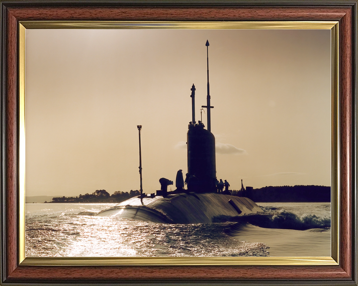 HMS Turbulent S87 Trafalgar Class Submarine 1992 Sunset Photo Print - Posters, Prints, & Visual Artwork - by Hampshire Prints (image 9 of 9)