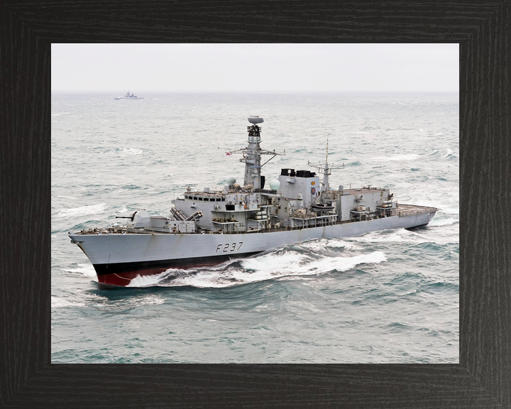 HMS Westminster F237 Type 23 Frigate January 2018 Port Bow View