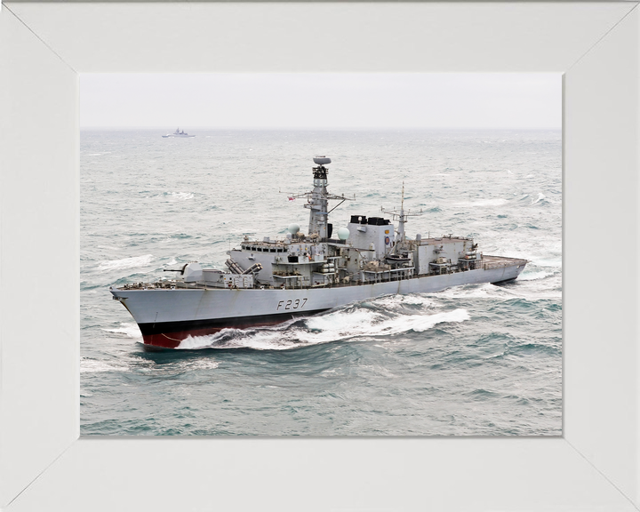 HMS Westminster F237 Type 23 Frigate January 2018 Port Bow View