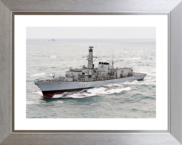 HMS Westminster F237 Type 23 Frigate January 2018 Port Bow View