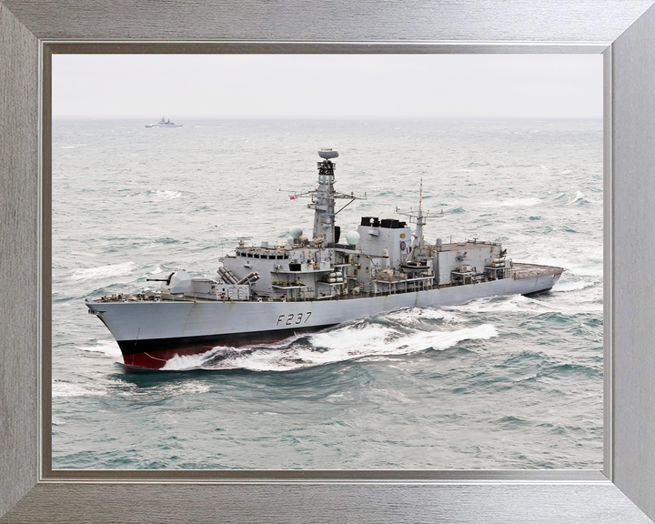 HMS Westminster F237 Type 23 Frigate January 2018 Port Bow View