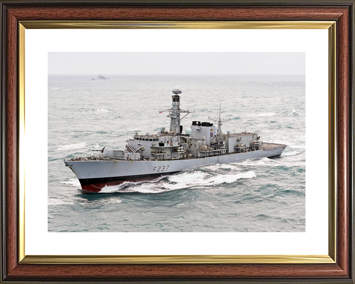 HMS Westminster F237 Type 23 Frigate January 2018 Port Bow View