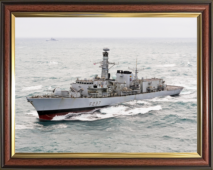 HMS Westminster F237 Type 23 Frigate January 2018 Port Bow View